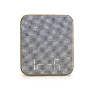 Capello - Wood Sound Sleep Alarm Table Clock Gray - Capello Gray